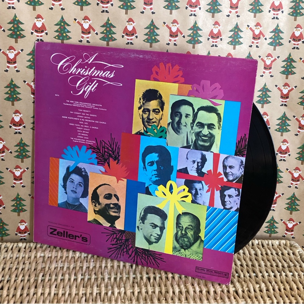 60's "A Christmas Gift" Record - 60's Zeller's Album - Christmas Music - Vinyl